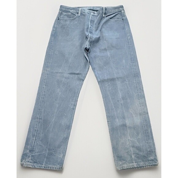 Levi’s 501 Men’s Jeans 42x32 (Fits 40/31) Stonewash Blue Straight Denim 09/2011 - Picture 11 of 16